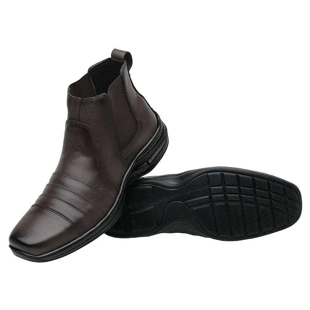 Botina Masculino Casual M&D Store Calce Fácil Conforto Estilo e Praticidade