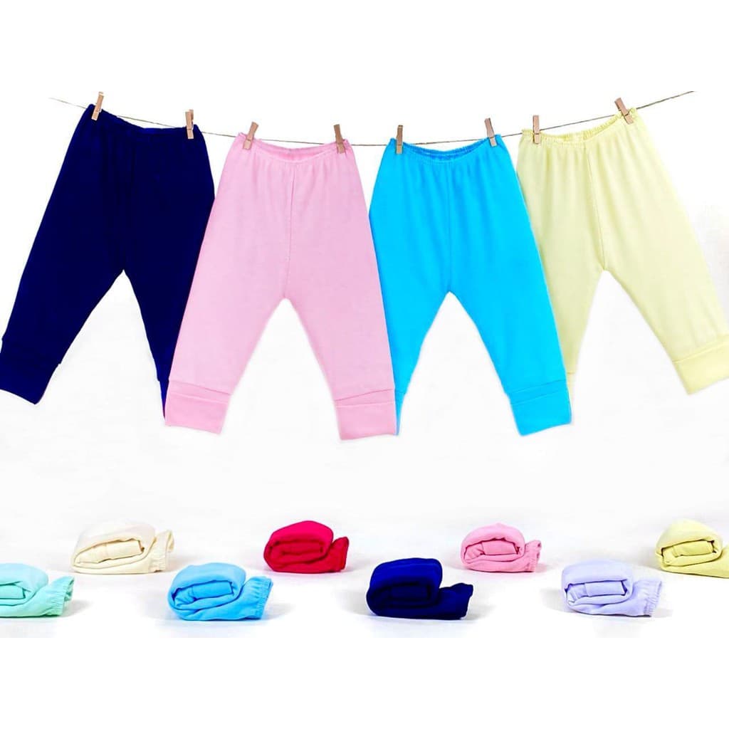 Mijão Culote Calça de Bebê com Pé Reversível 100% Algodão Antialérgico