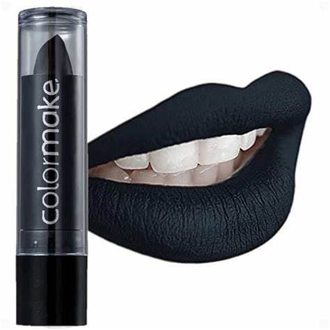 Batom Preto P/ Maquiagem - Haloween