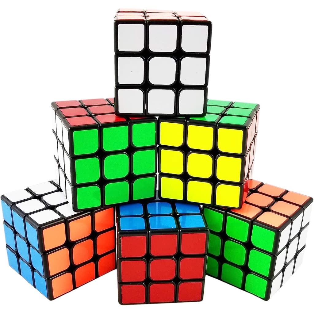 Kit 50 Cubo Mágico Lembrancinha Aniversário 3x3 Anti Estresse Interativo Brinquedo Barato Infantil