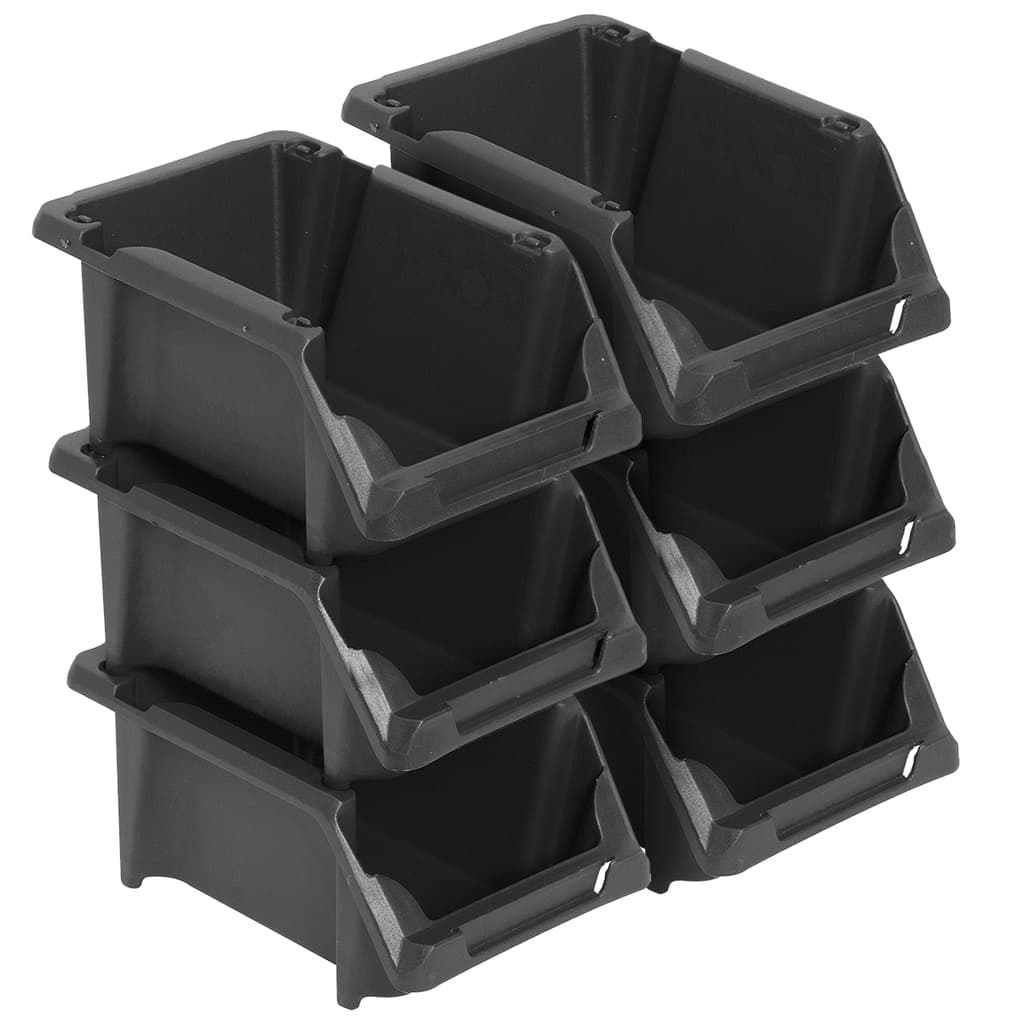 Kit Caixa Bin 3 Organizadora Plástica de parafusos ou Gaveteiro