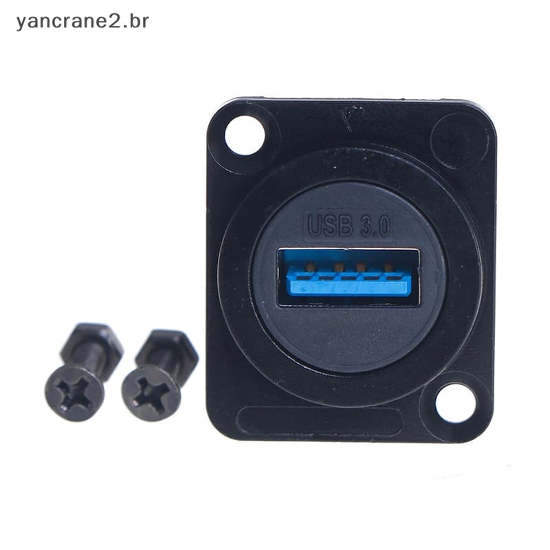 { YAN2 } D Tipo Conector USB De Dupla Passagem De Metal 3.0 Painel De Conexão Moung yancrane2 . br