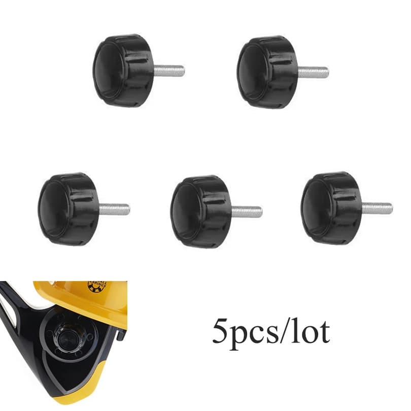 5pcs/set Universal Fishing Reel Handle Capas De Parafusos Para Manivela De Carretel Giratório Cabo Dobrável