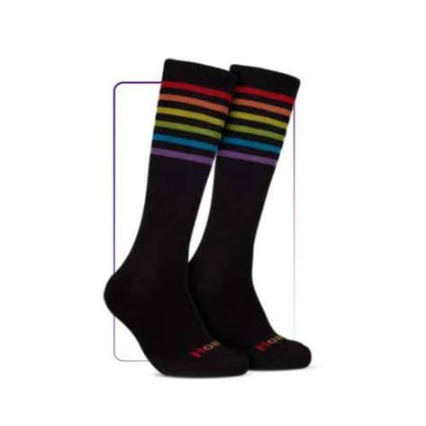 Meia Cano Alto Pride Meia Pride Colorida Meias Lgbt