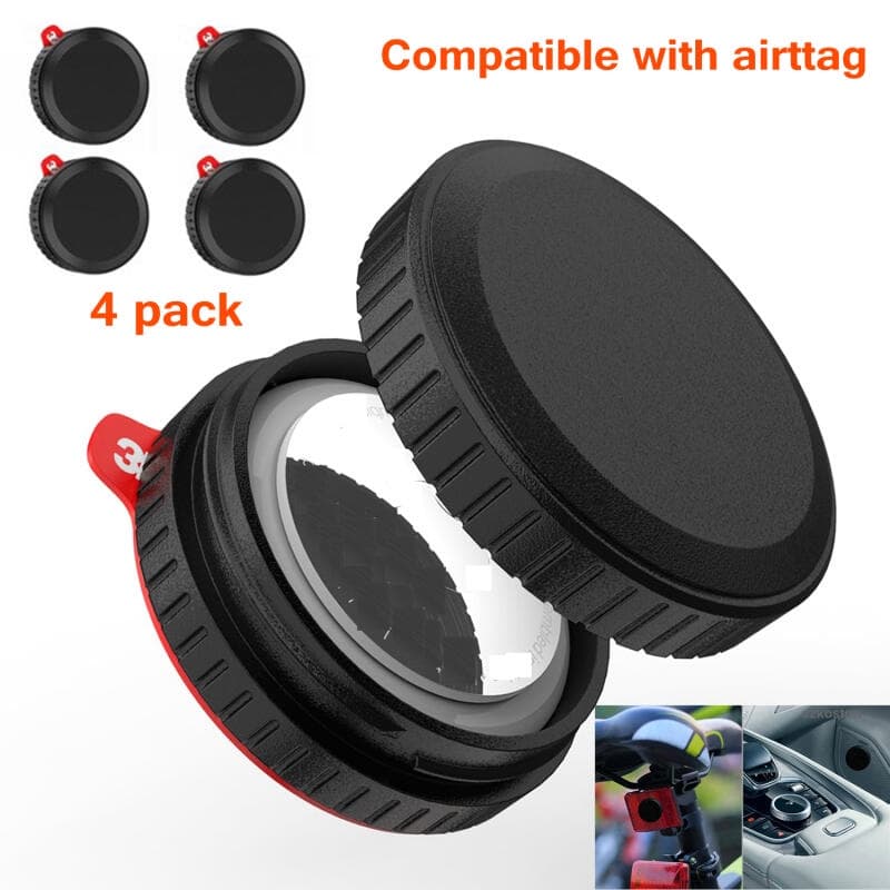 【 konouyo 】 4PCS Caixa De Suporte IPX8 À Prova D'água Com Adesivo Para Montagem De Etiqueta Adesiva Air Tag De Choque Cobertura Da Do Rastreador Airtag