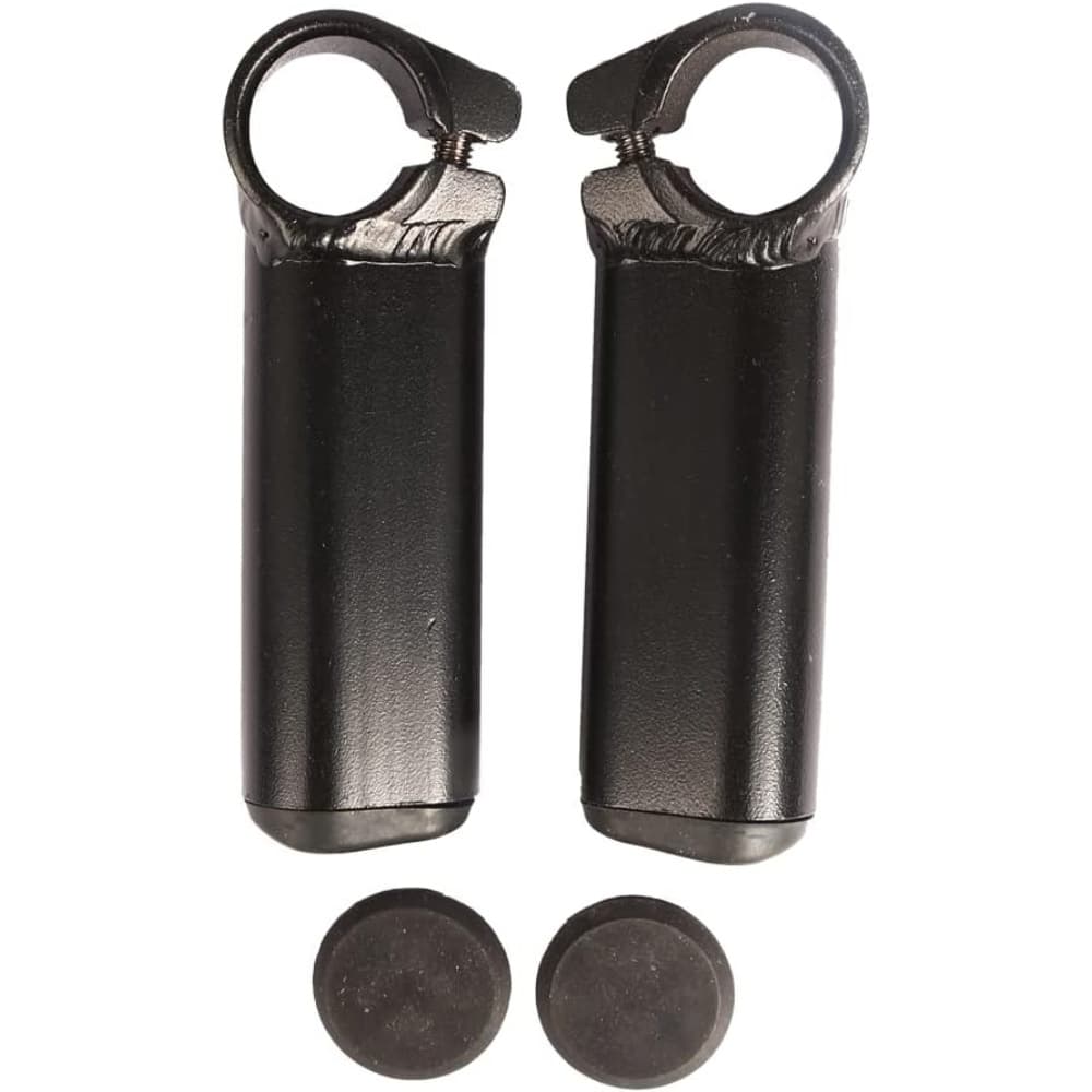Par Bar End Apoio Chifre Guidao Mtb Alumínio Curto 80mm