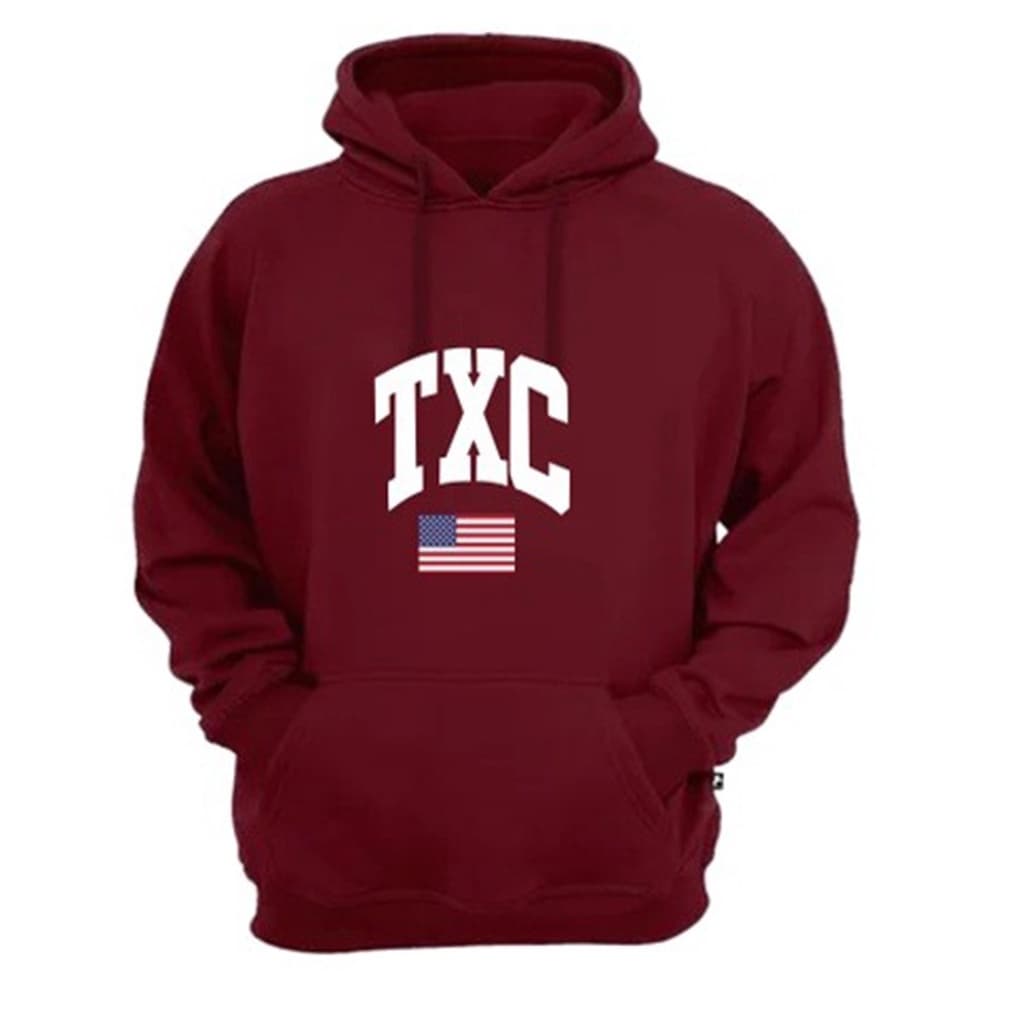 Blusa de frio TXC Moletom Masculino Bandeira USA Plus Size