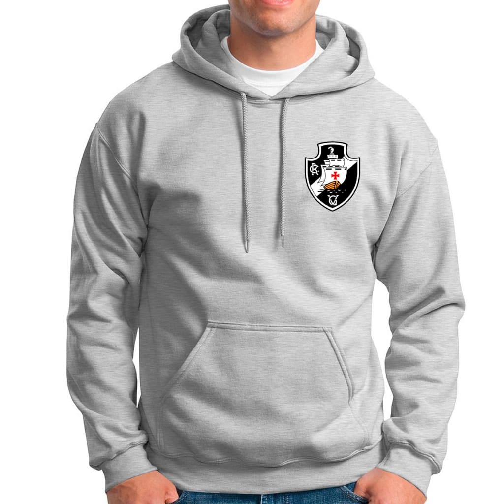 Moletom Vasco da Gama Caravela Blusa de frio Time de Futebol