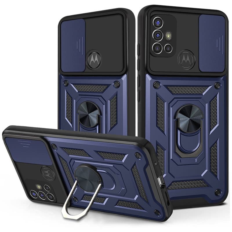 Para Motorola MOTO G10/G20/G30 G50 4G G60 G60S G22 4G Armadura Suporte À Prova De Choque Caixa De Lentes