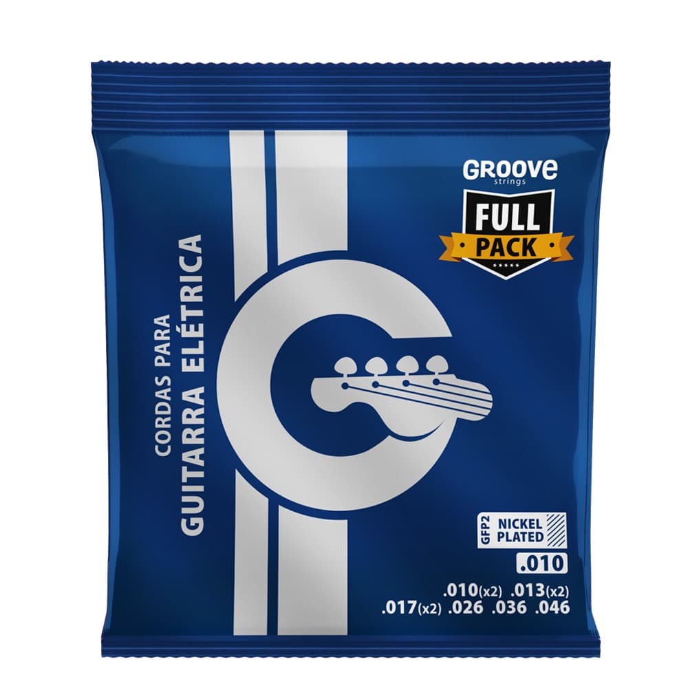 Encordoamento Groove P/ Guitarra GFP2 Full Package 10/46 - EC0342