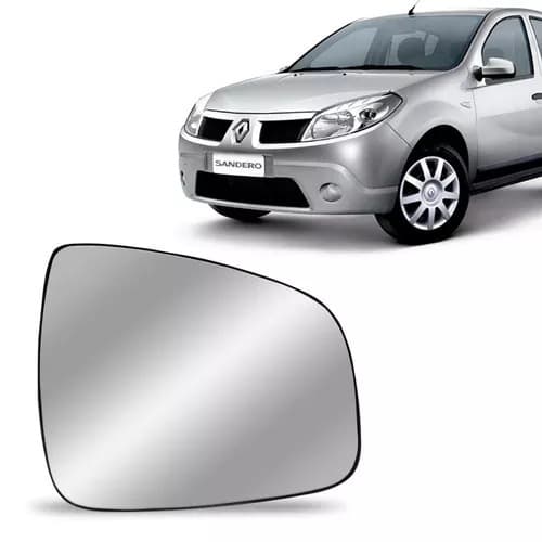 Lente Retrovisor Renault Sandero 2010 Lado Direito