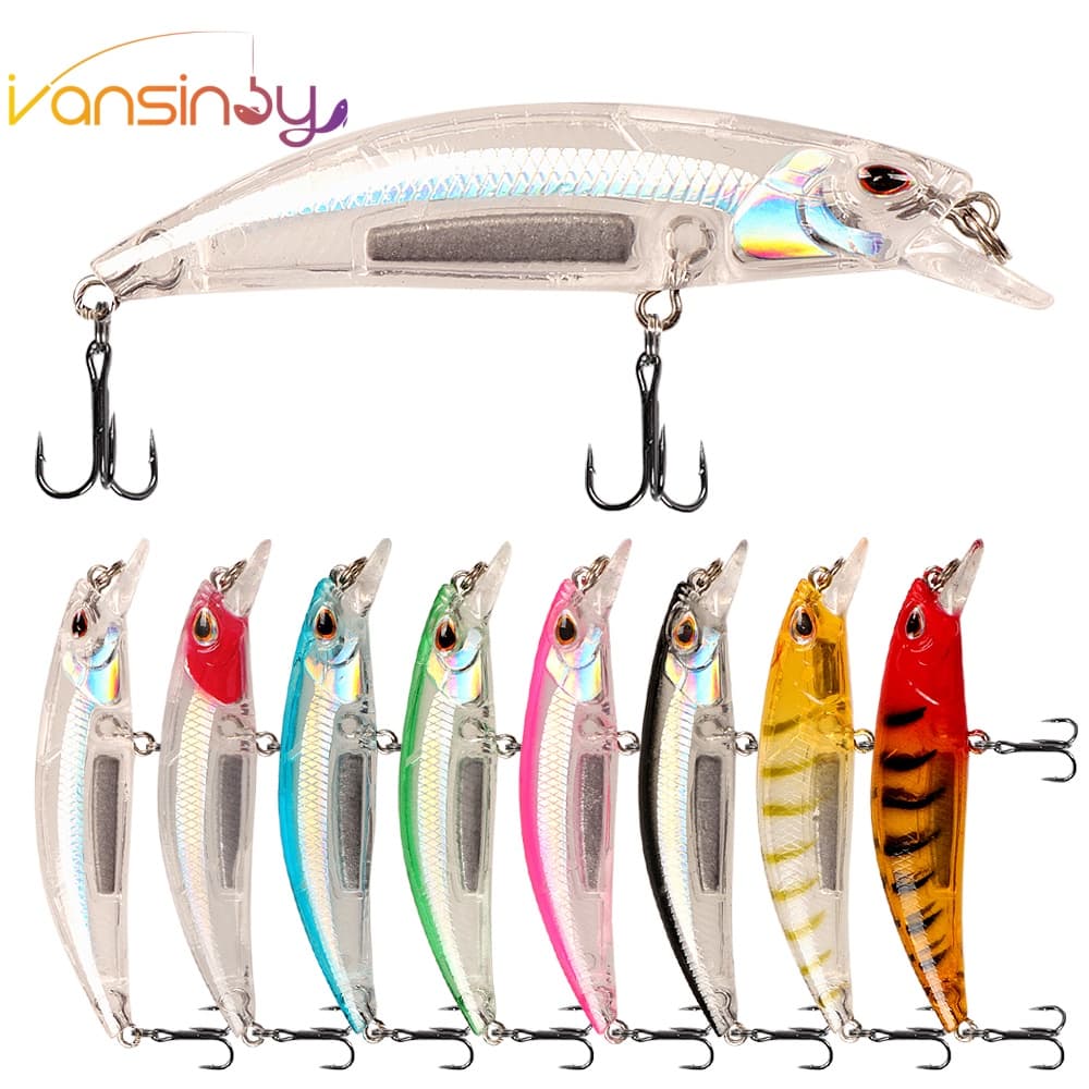 Isca de Pesca 6.5cm/6.5g Pescando Minnow Lure Água De Afundamento Isca Dura