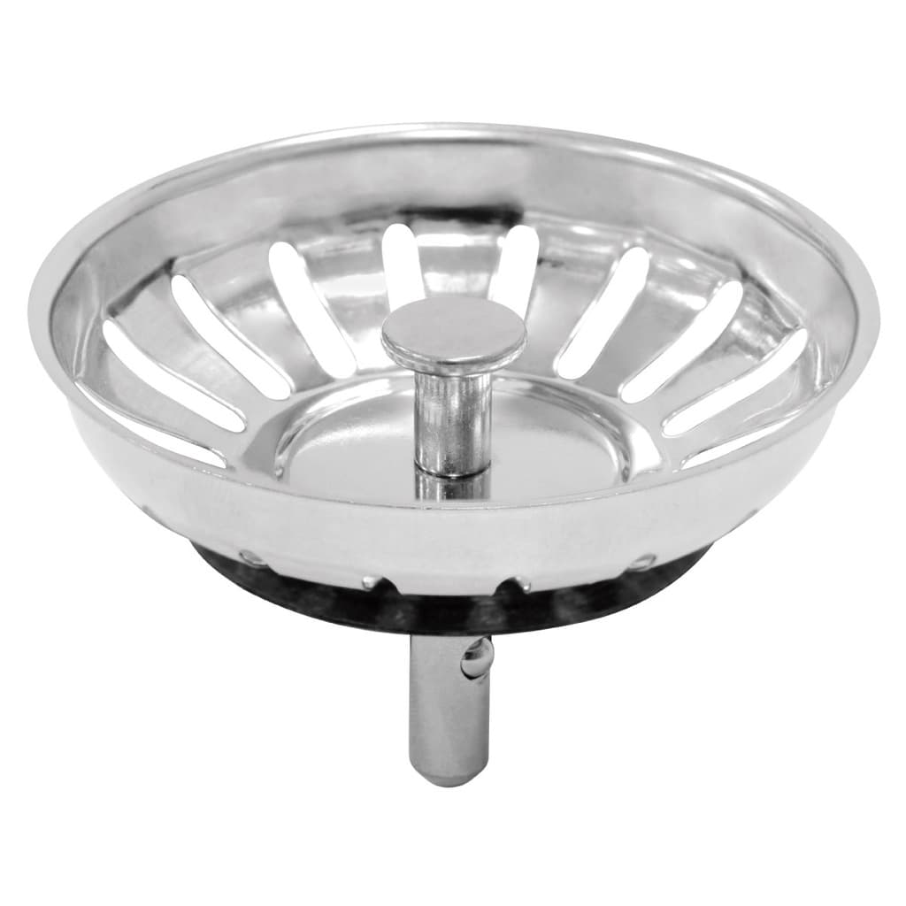 Tampa de Ralo de Pia Para Válvula Tramontina New Luxo 4 1/2 Inox