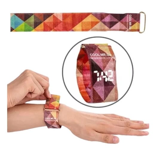Pulseira Led Relógio Presente Aniversario Infantil Lembrancinhas