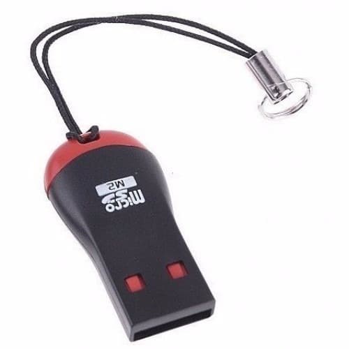 Kit 02 Adaptadores Usb P Cartao Memoria Transforma Pen Drive