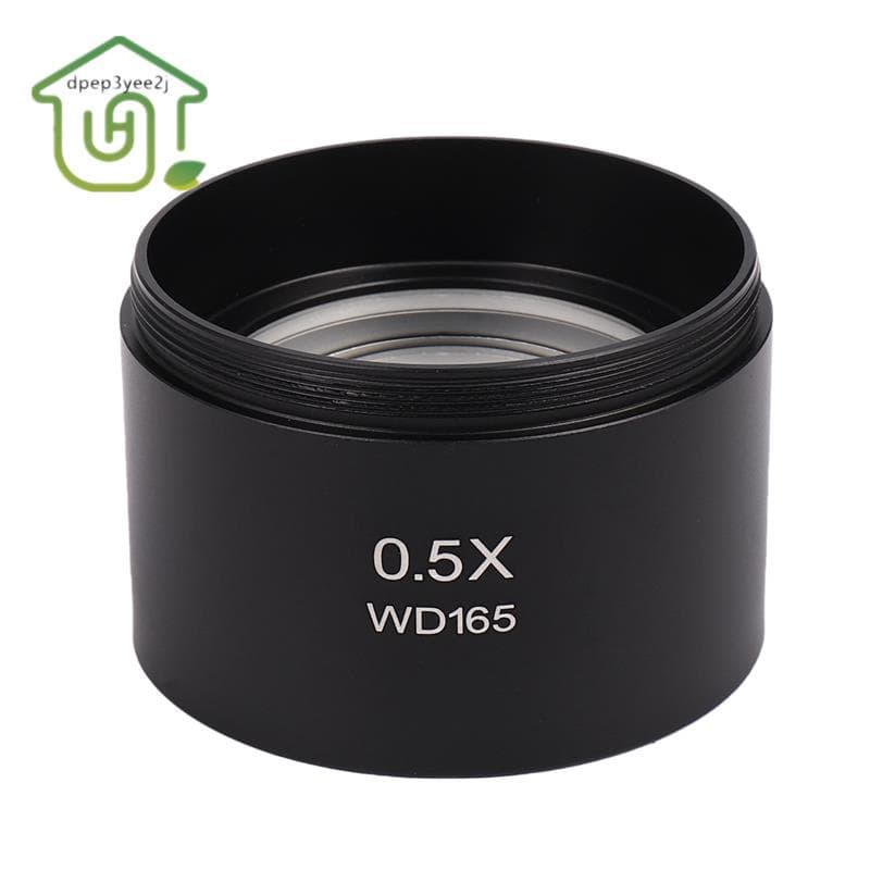 Wd165 0.5X Lente Auxiliar De Objetivo De Microscópio Estéreo Barlow Com Rosca De Montagem De 1-7/8 Polegadas (M48Mm)