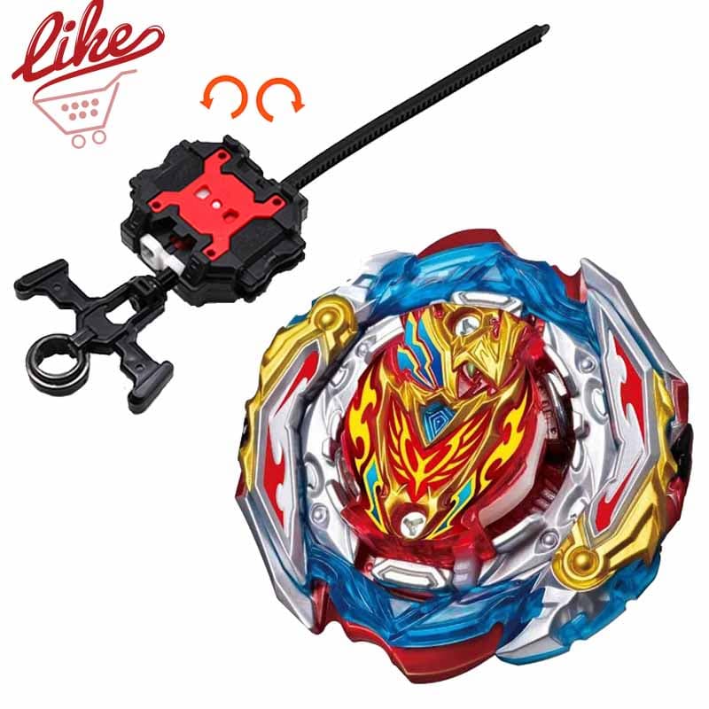 Spinning Tops Gyro B-201 Zest Achilles Com Lançador Ripcord Grip Brinquedos Para Crianças