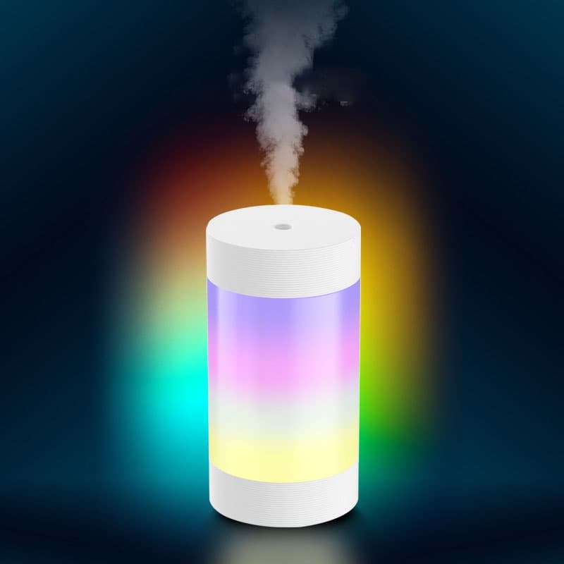 Umidificador Purificador De Ar Ambiente Difusor Climatizador Com Led Colorido Dq122