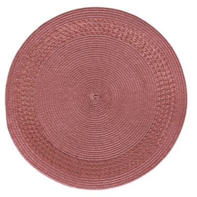 Jogo Americano Luna Tresse terracota 38 cm
