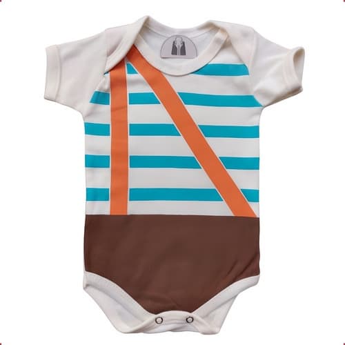 Body Bebê Personalizado Mesversário Chaves Menino Temático fantasia