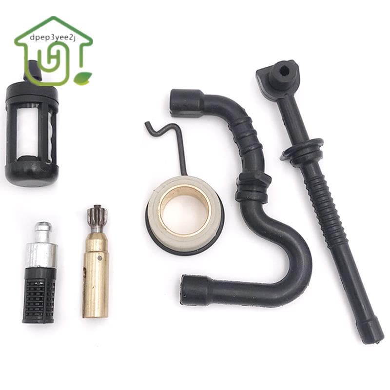 Bomba De Óleo Engrenagem Sem-Fim Linha De Filtros Combustível Kit De Mangueiras Para Stihl MS 180 170 MS180 MS170 018 017 Peças Motosserras 11236407102