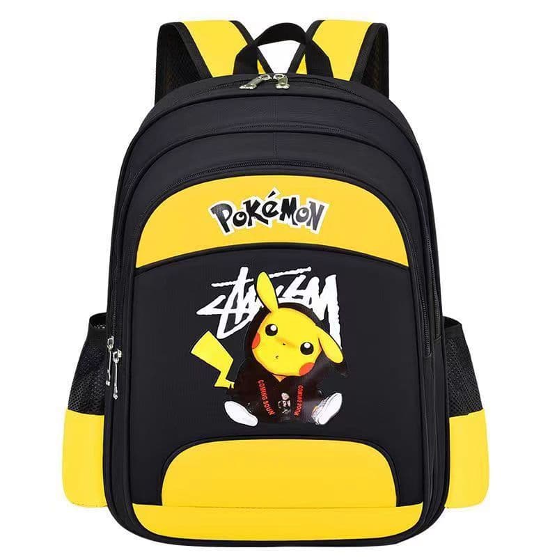 Mochila Infantil para Meninos da Escola Primária Leve Pikachu Mochila Moderna com Proteção para a Coluna para as Classes