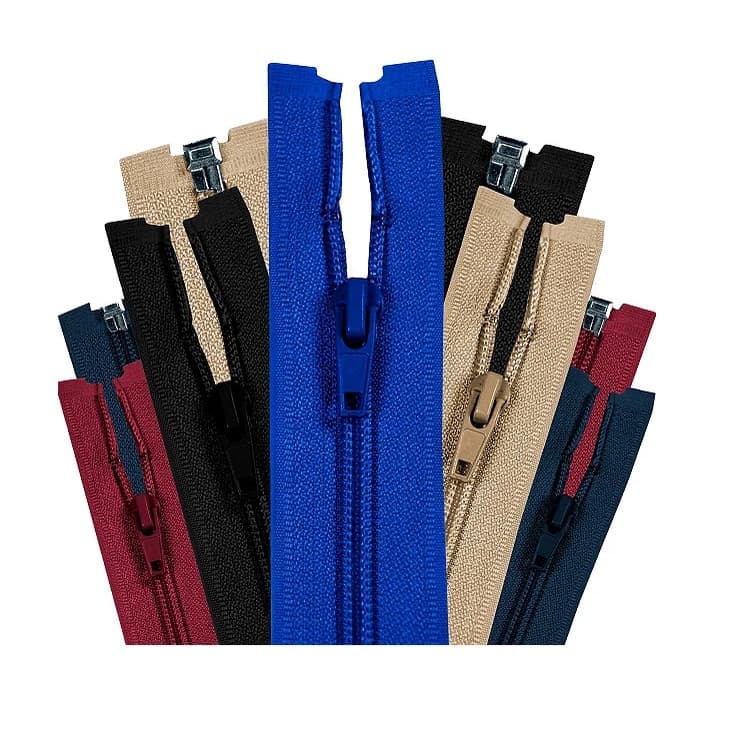 Ziper Destacavel Nylon n°5 - 80cm OU 85Cm - Unidade