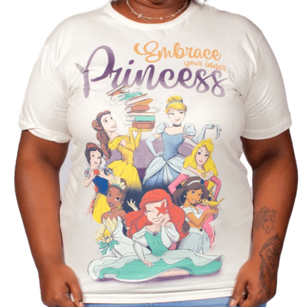 Camiseta Piticas Princesas Disney Cinderela Bela