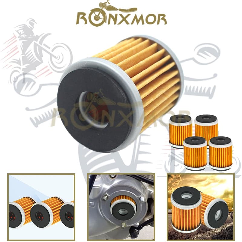 RONXMOR 1pc Filtro De Óleo Do Motor Da Motocicleta Moto Locomotiva Adequado Para WR125 250 YZ450 Peças Manutenção