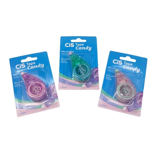Corretivo em Fita 5mm x 6m Cis Tape Candy