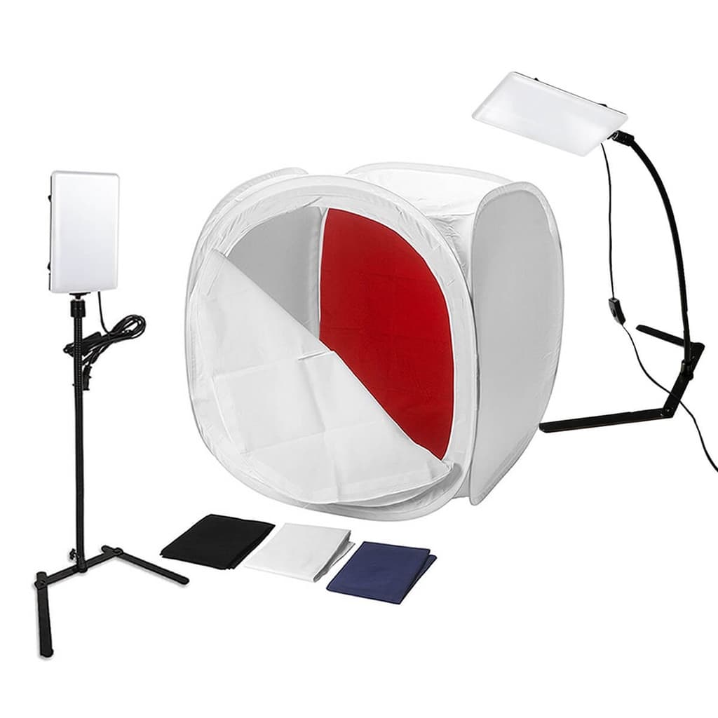Foto Still  Tenda Difusora 40x40 + Iluminador LED