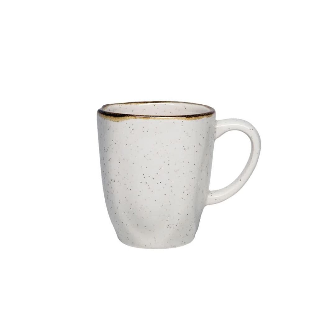 1 Caneca De Porcelana Ryo Maresia Oxford Porcelana 380ml Areia Resistente para Mesa Posta Café Chá