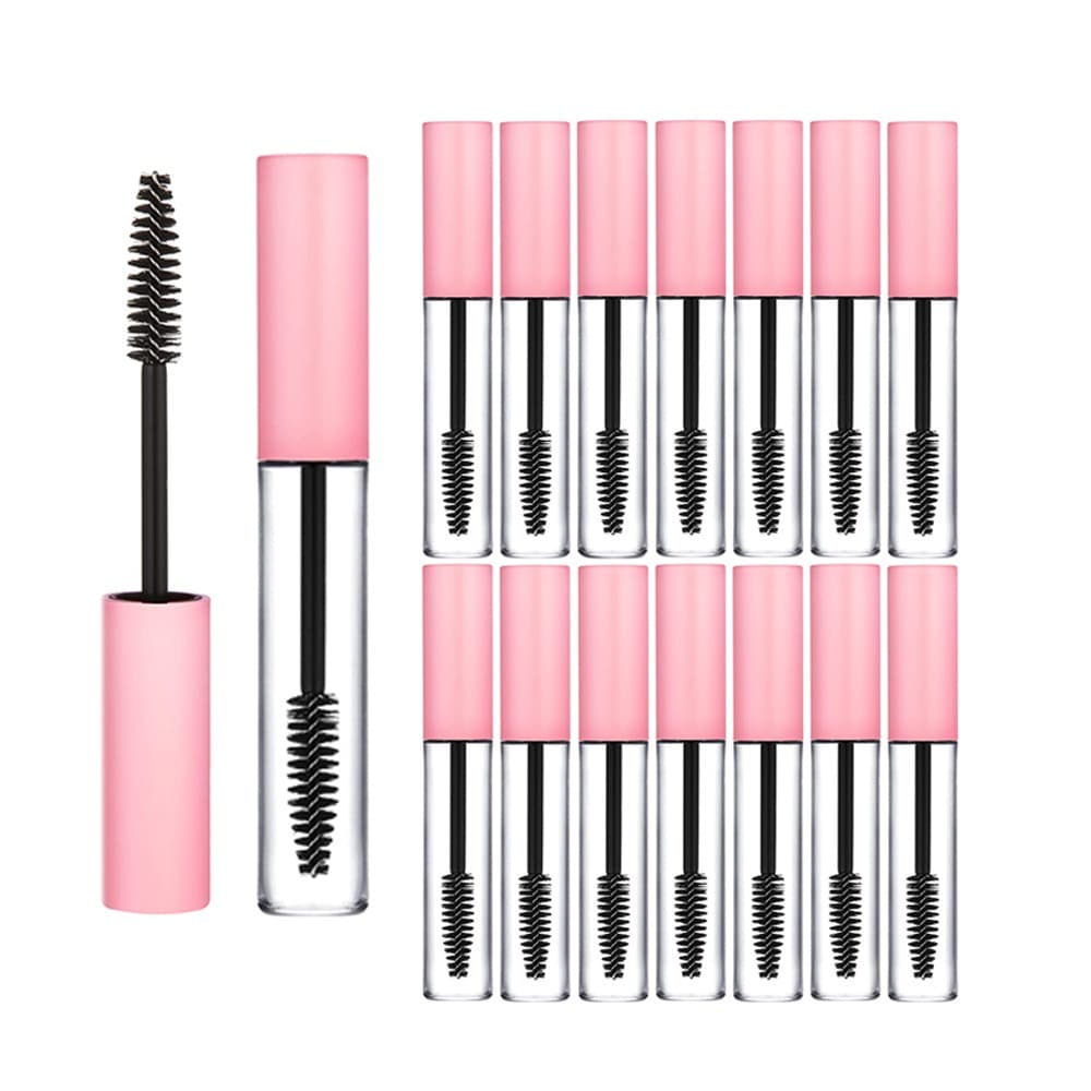 10/20/30pcs 5ml Empty Mask Tube With Eyelash Wand Cream Container Bottle Make Up Diy Cosmetics Pink