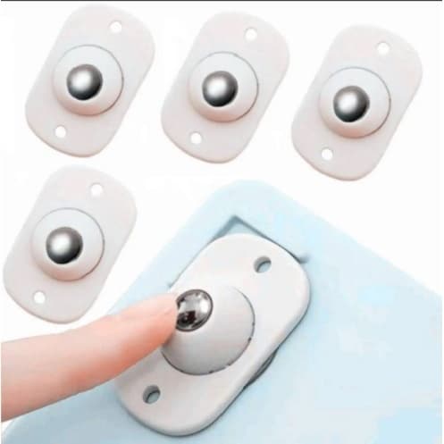 Rodinhas Moveis Kit com 4 Rodas Adesivas Para Mover Móveis Deslizantes Rodizio Organizador