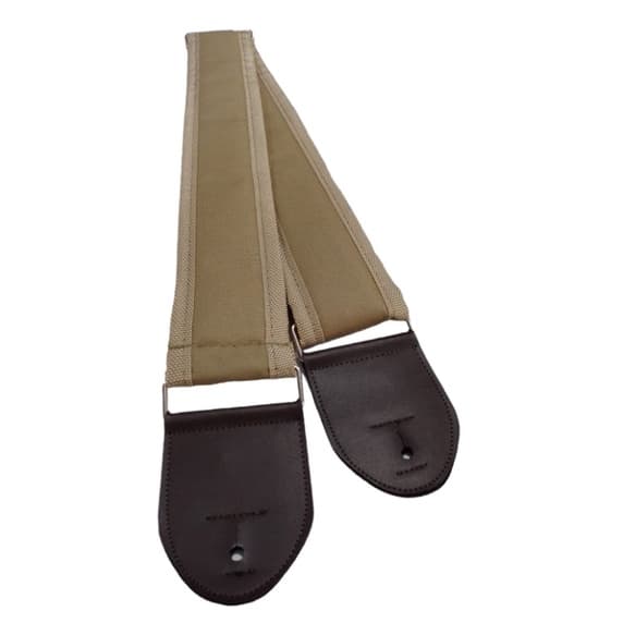 Correia Luxo 7 cm Bege Violao/Guit/Baixo (Acolchoada) - JGP