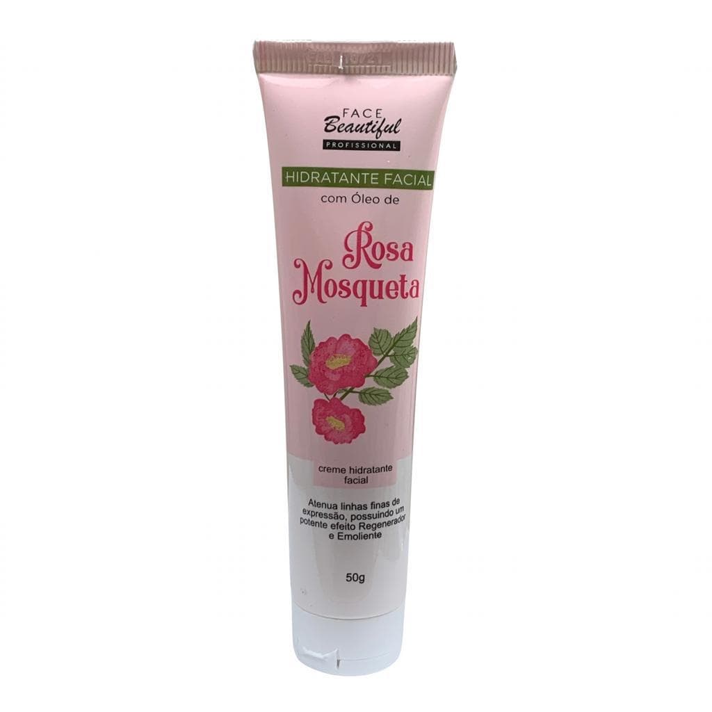 Hidratante Facial Rosa Mosqueta Regenerador E Clareador Manchas Face Beautiful Profissional