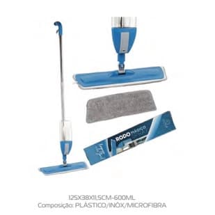 Vassoura MOP Spray Plastico /Inox 600Ml ULI015 novos e de qualidade