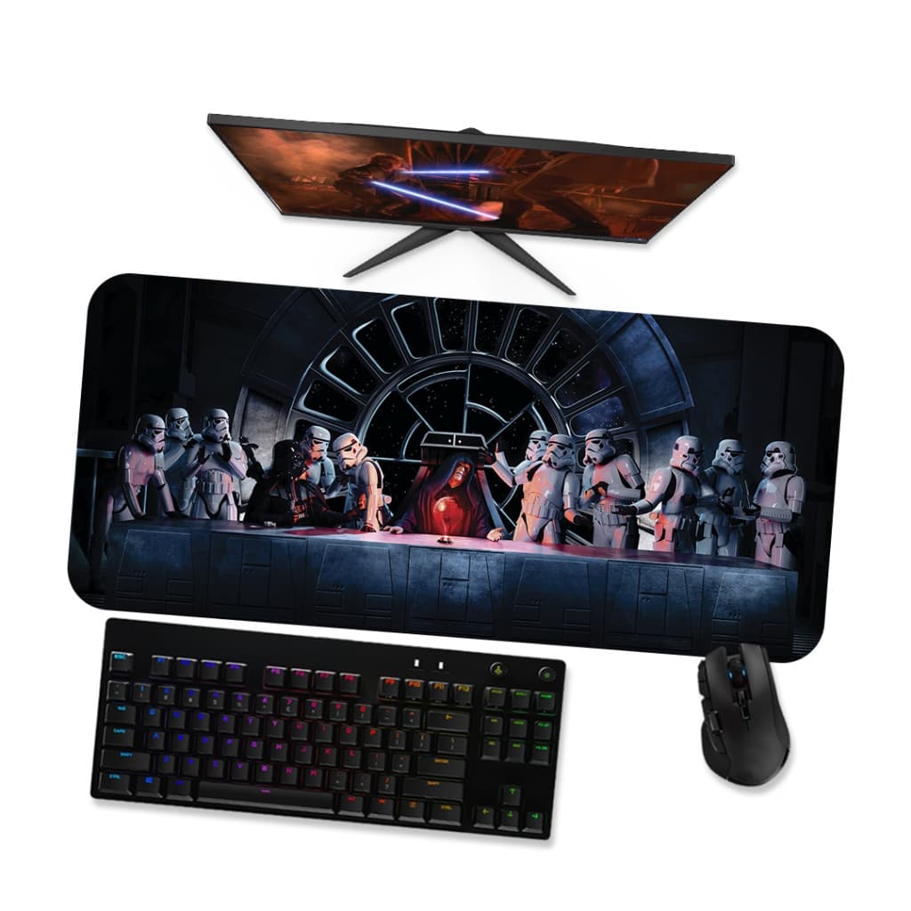 Mouse Pad Gamer Grande STAR WARS SANTA CEIA 90x40 80x40 60x40 70x30 45x40