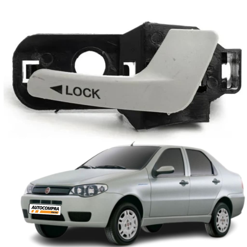 Maçaneta Interna Porta Dianteira Lado Direito Fiat Siena 2004 a 2012