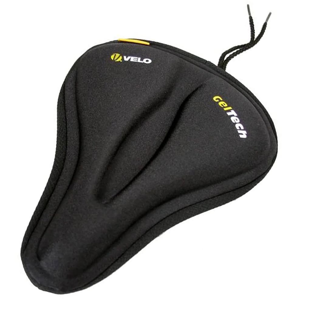 Capa de Banco Selim em Gel Para Bike Bicicleta Velo Preta