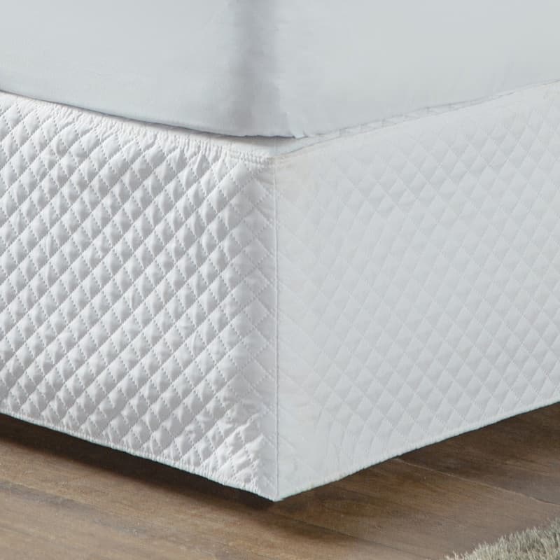 Saia Box Casal Queen Matelada Ultrassonica Impermeável com Elástico e Viés Protetor de Cama Box