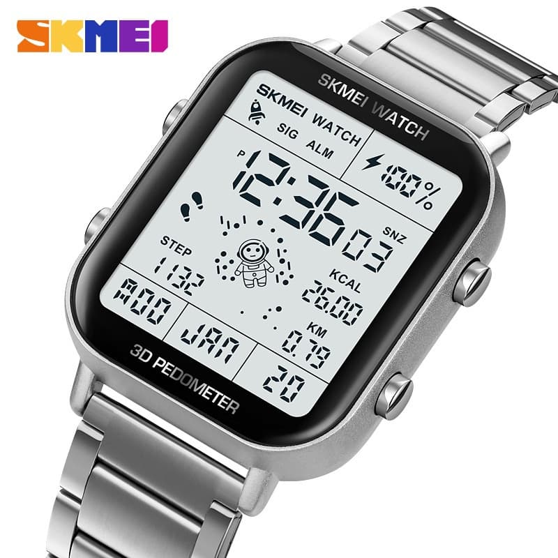 SKMEI 1888 Relógio Esportivo Eletrônico De Moda Masculina 30M Pulso Digital LED À Prova D'água Para Relógios De Presente Requintados Negócios Masculinos