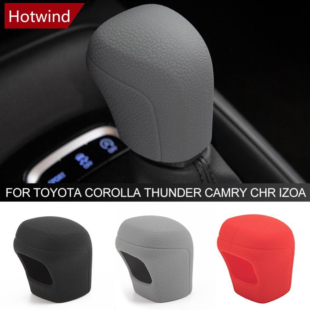 Capa De Silicone Para Carro Colarinhos De Mudança De Marcha Alavanca Decoração Toyota Corolla Thunder Camry CHR