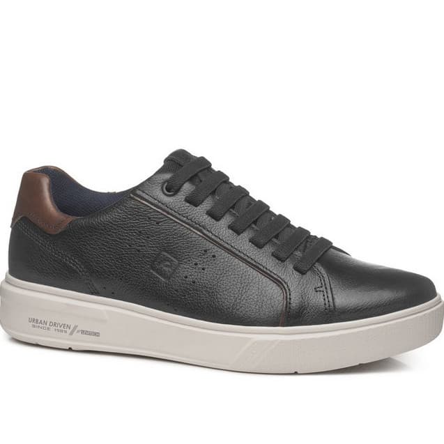 Tênis Masculino Pegada Couro Casual Original 111901