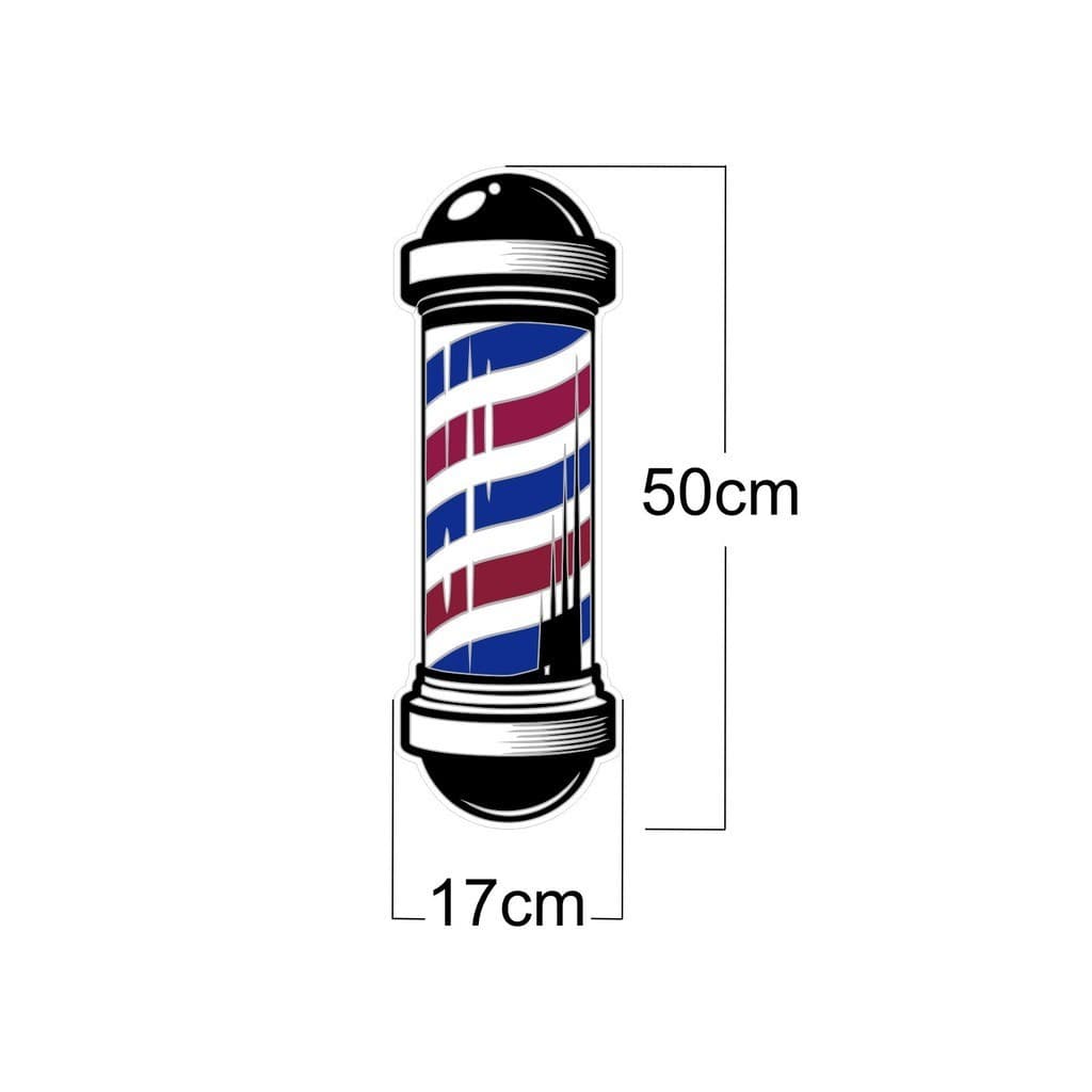 Adesivo para Barbearia Barber Pole