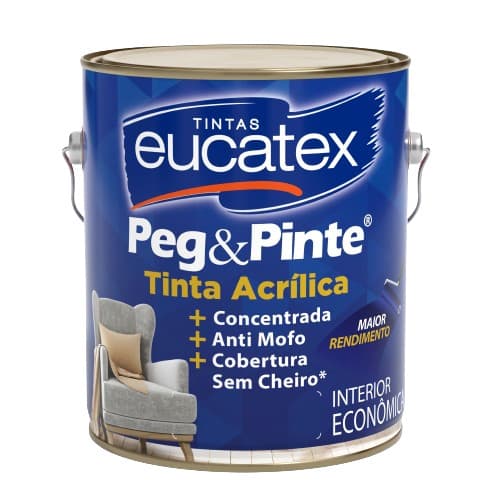 Tinta Acrílica Eucatex Peg Pinte 3.6L
