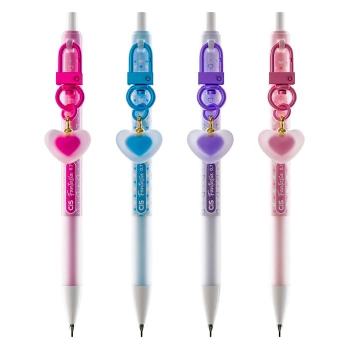 Lapiseira 0.7mm Fantasia Coração CIS