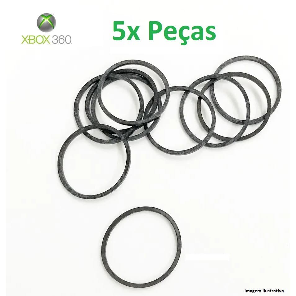 5x Correia para Leitor Xbox 360 Fat Ou Slim