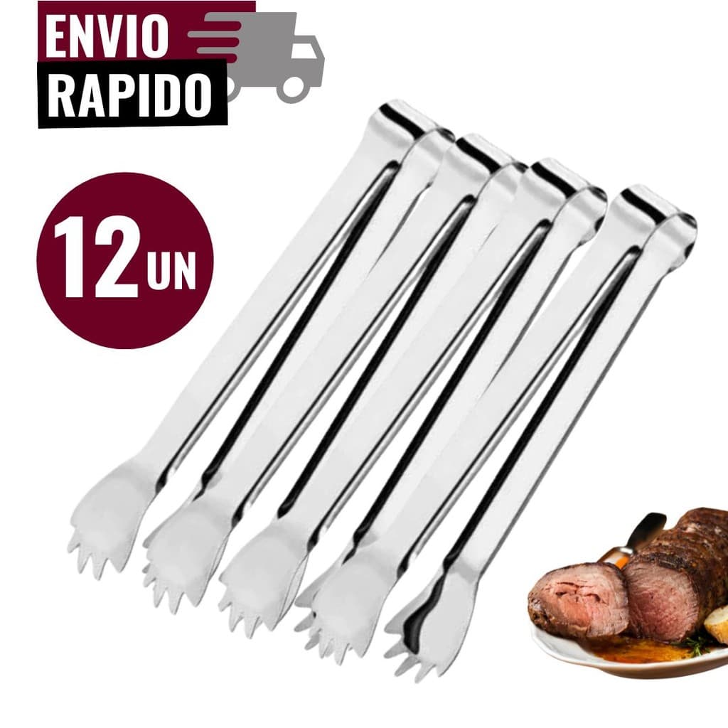 Kit 12 Pegadores de Carne Churrasco Restaurantes Eventos Churrascaria