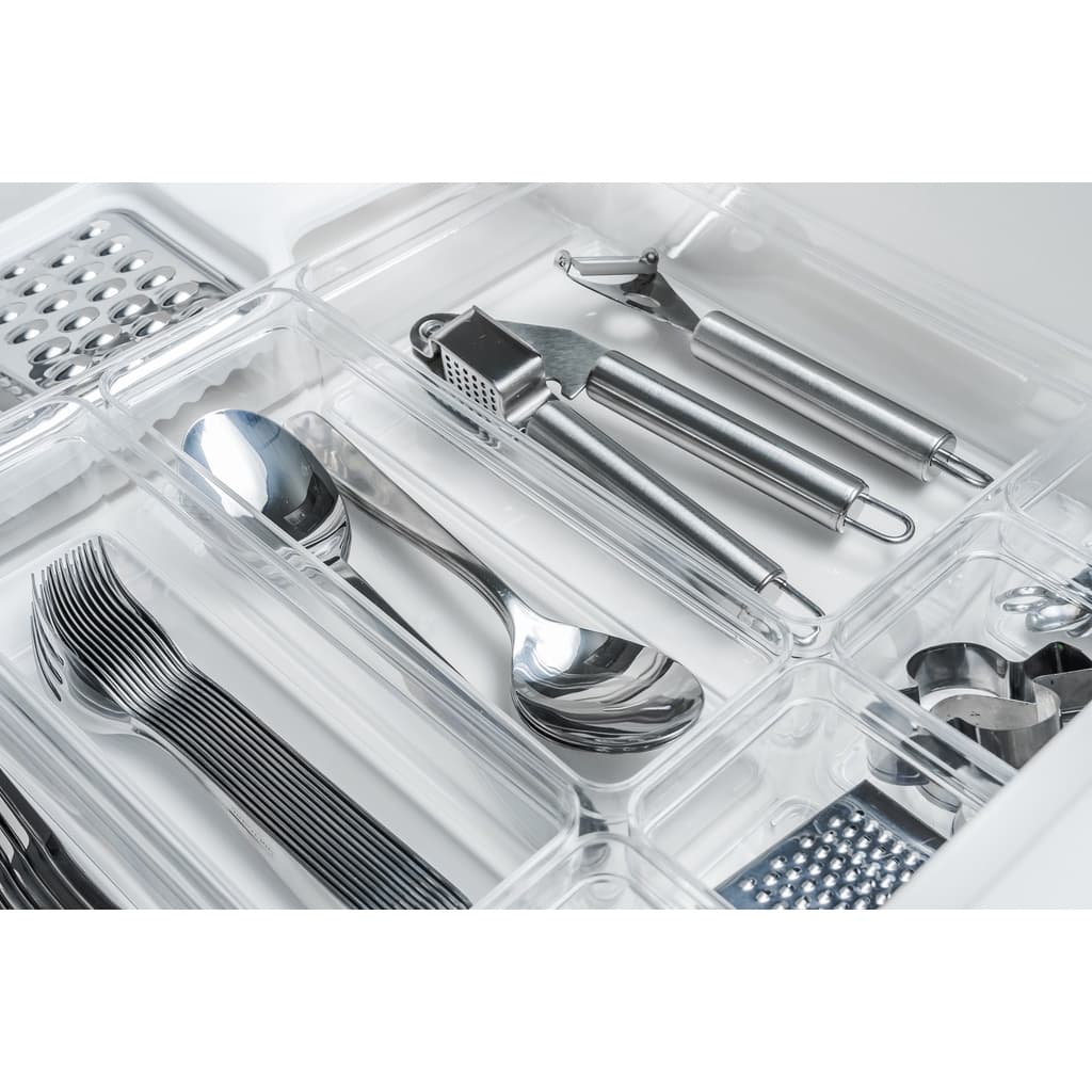 Organizador Gaveta Clear Multiuso Organização Cozinha